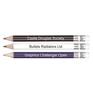 5881 Golfer's Wooden Pencil with an Eraser 